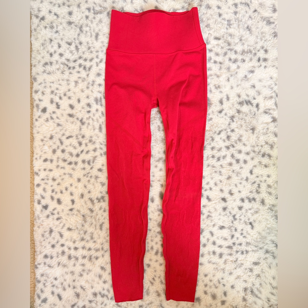 Fabletics Vibrant Red sculpknit Leggings